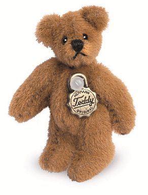 Mini Teddy  goldbraun 6 cm 5-fach gegliedert